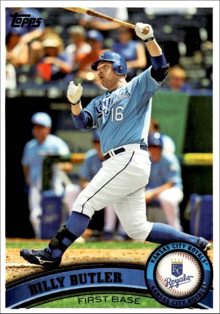 2011 Topps Series 2 Billy Butler #470 trading card