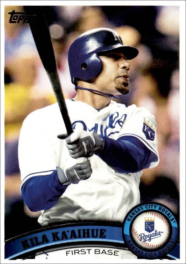 2011 Topps Series 2 Kila Ka'Aihue #527 trading card
