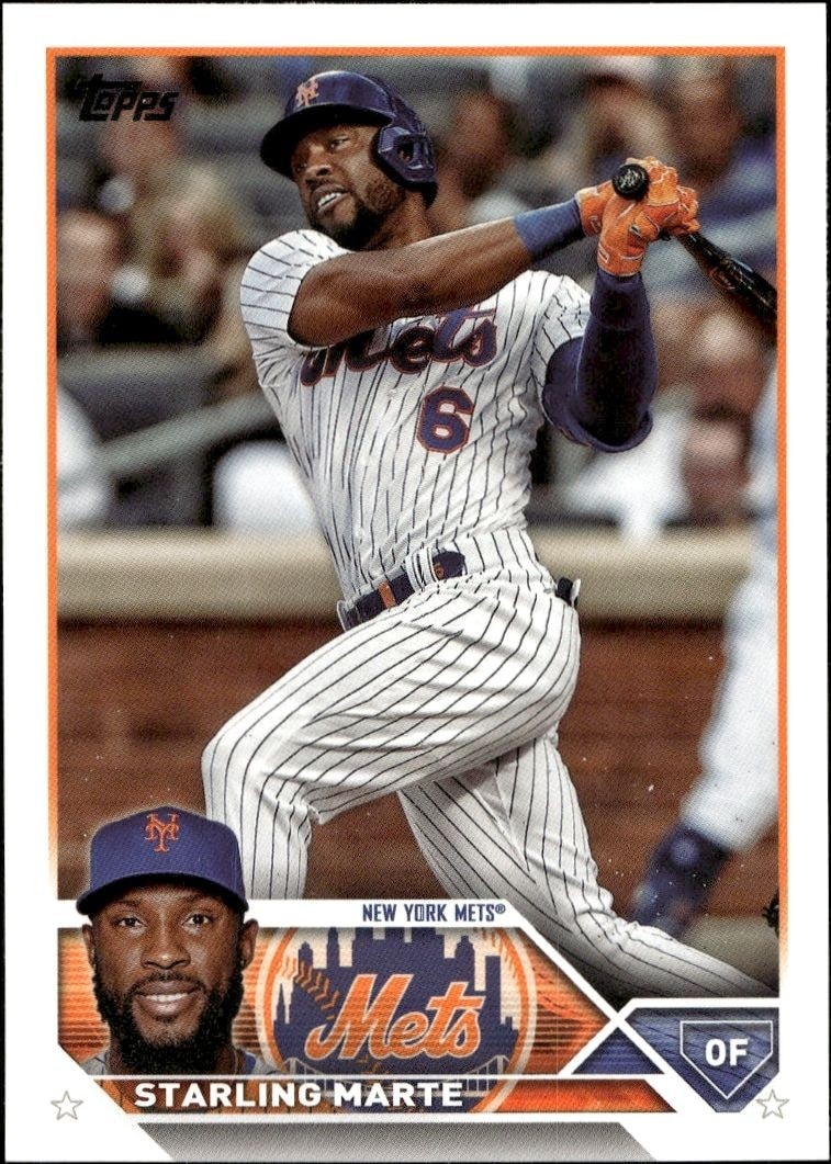 2023 Topps Series 1 Starling Marte #199 trading card