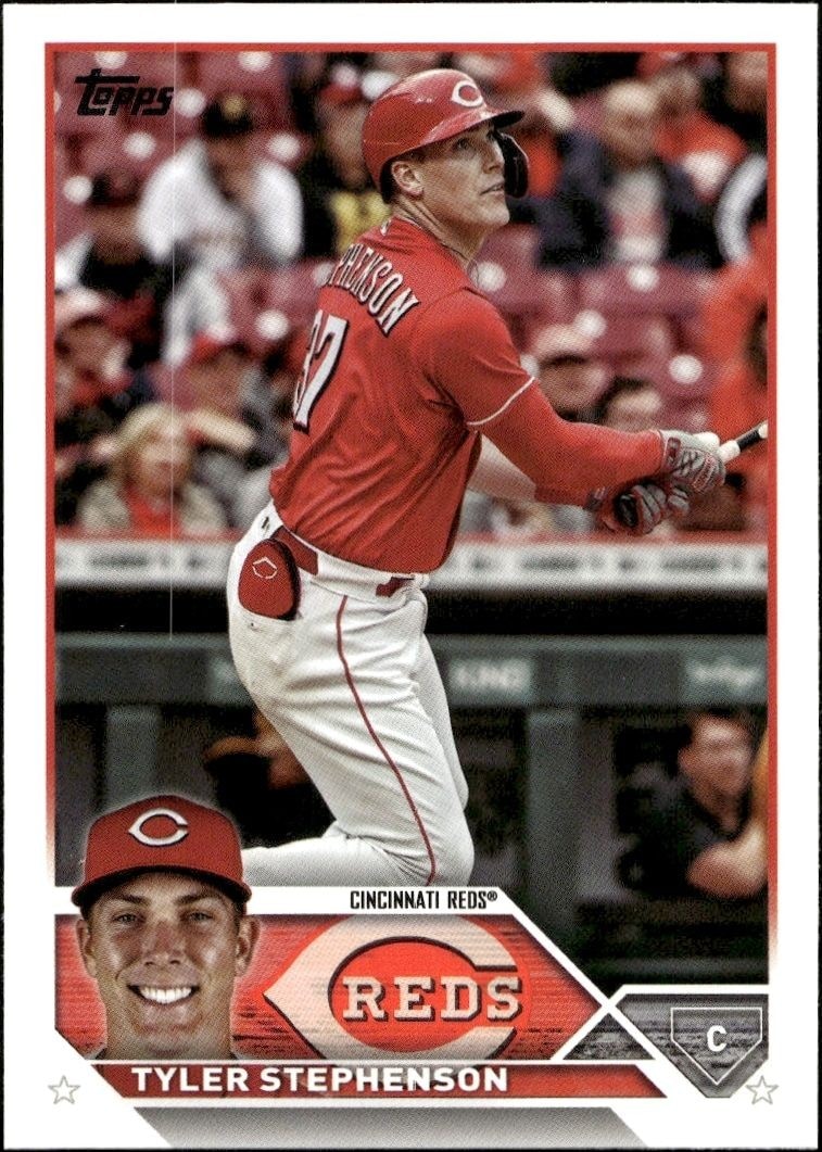 2023 Topps Series 1 Tyler Stephenson #166 trading card