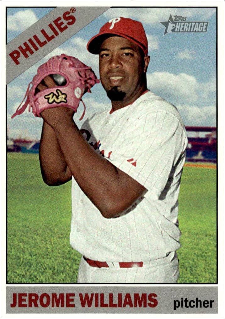 2015 Topps Heritage High Number Jerome Williams #588 trading card