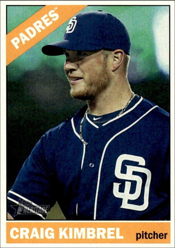 2015 Topps Heritage High Number Craig Kimbrel #722 trading card
