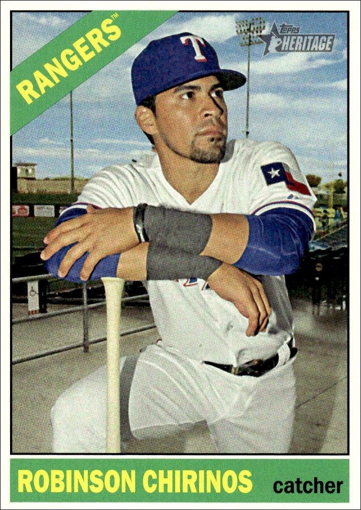 2015 Topps Heritage High Number Robinson Chirinos #663 trading card