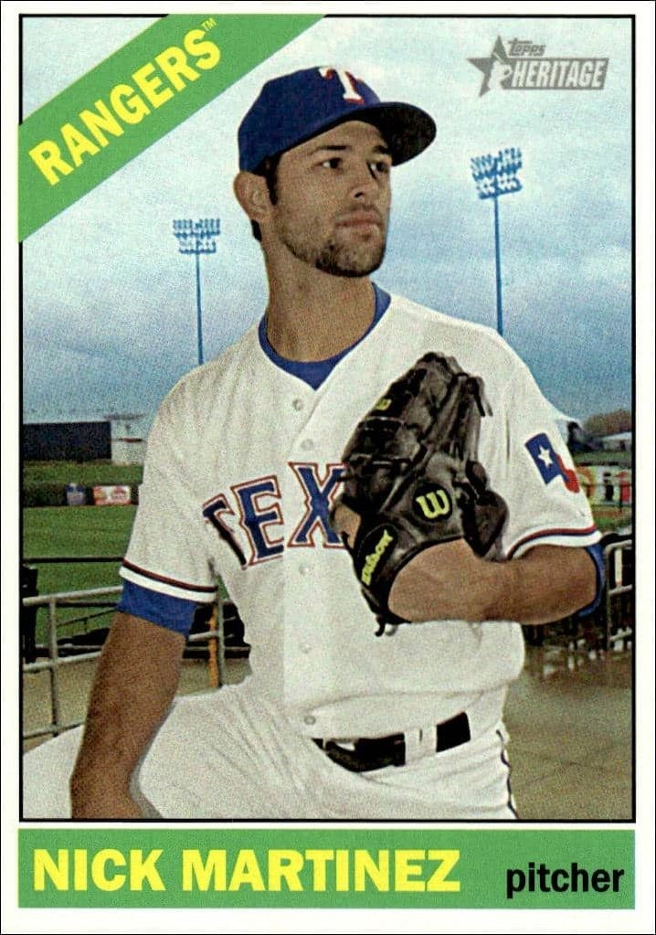 2015 Topps Heritage High Number Nick Martinez #658 trading card