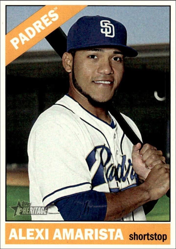 2015 Topps Heritage High Number Alexi Amarista #680 trading card