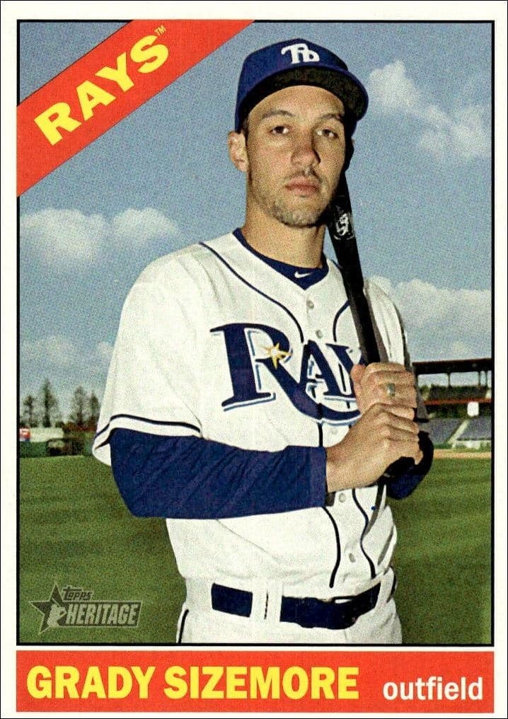 2015 Topps Heritage High Number Grady Sizemore #551 trading card