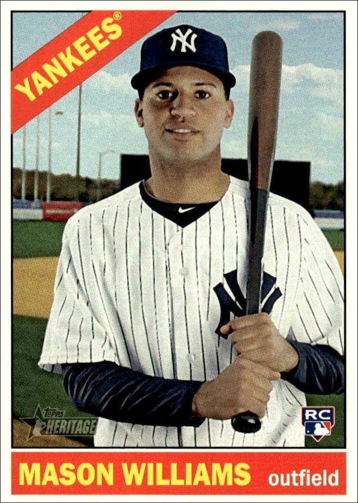 2015 Topps Heritage High Number Mason Williams #589 trading card