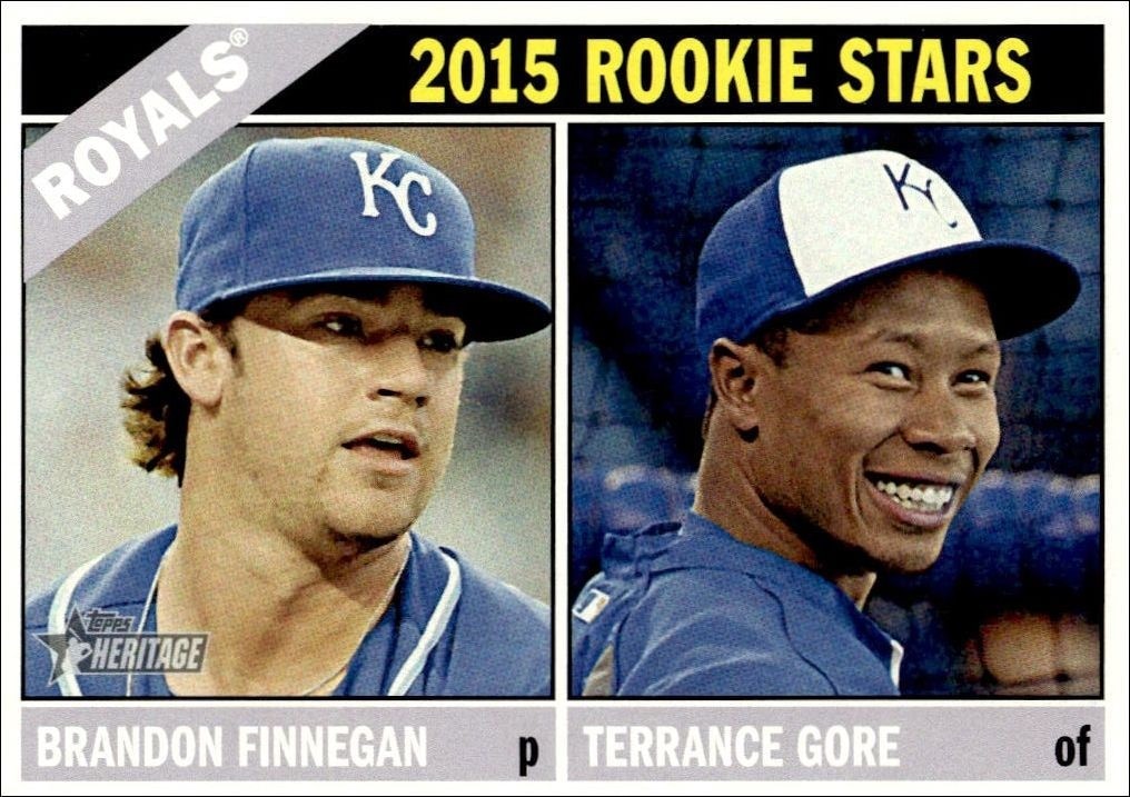 2015 Topps Heritage Brandon Finnegan #424 trading card