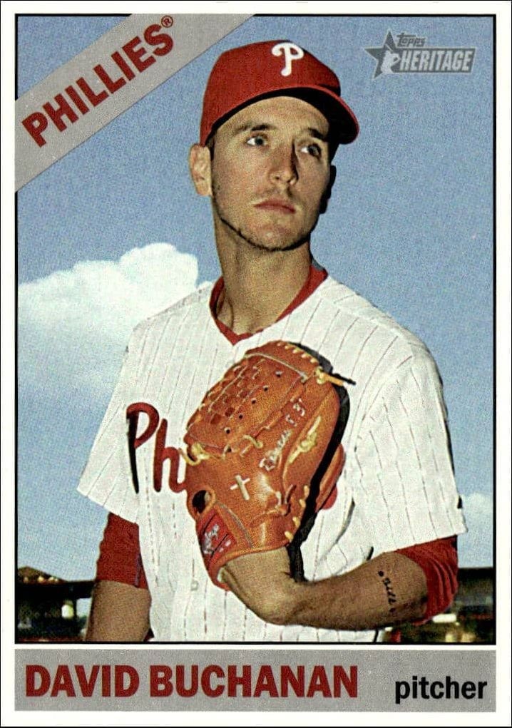 2015 Topps Heritage High Number David Buchanan #506 trading card