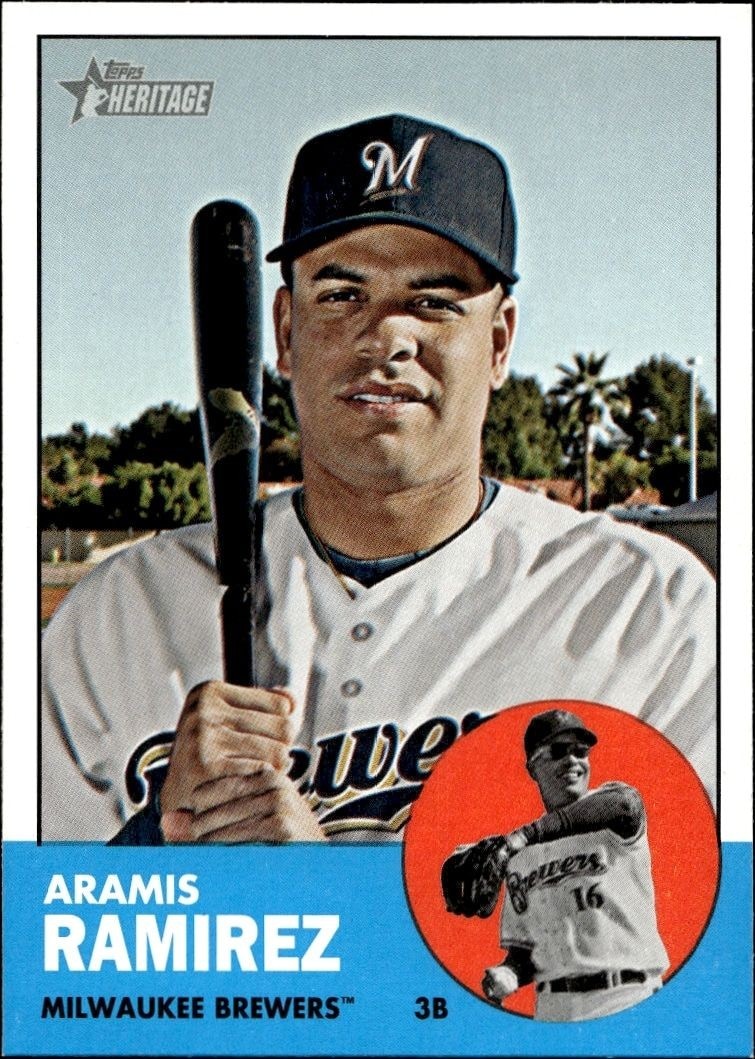2012 Topps Heritage Aramis Ramirez #252 trading card