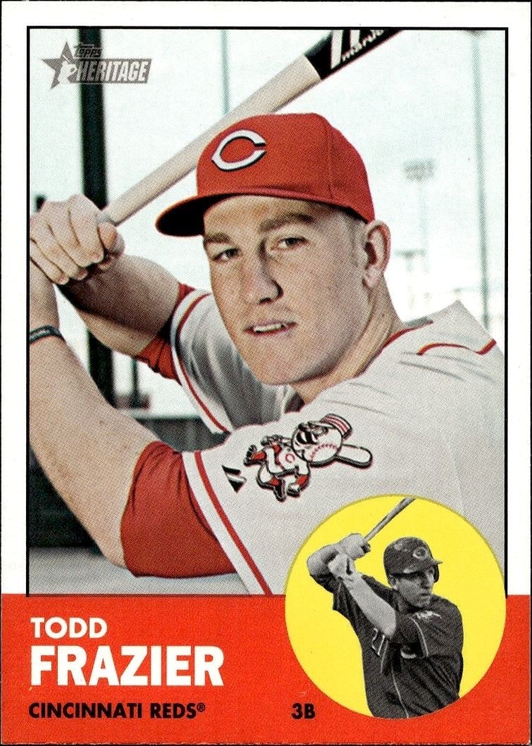 2012 Topps Heritage Todd Frazier #133 trading card