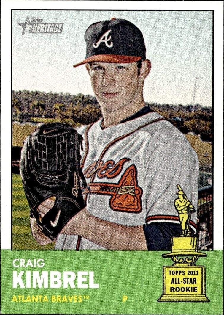 2012 Topps Heritage Craig Kimbrel #398 trading card