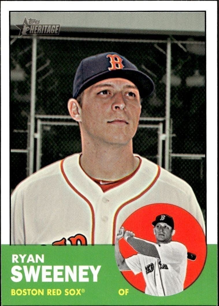 2012 Topps Heritage High Number Ryan Sweeney #H632 trading card