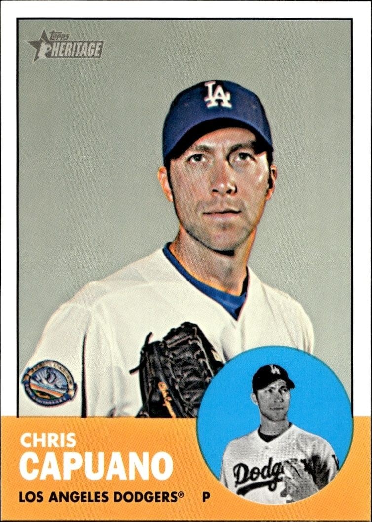 2012 Topps Heritage High Number Chris Capuano #H580 trading card