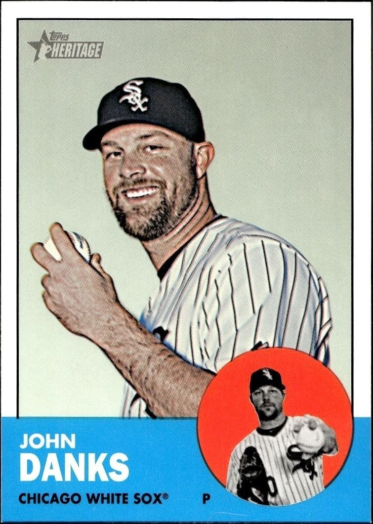 2012 Topps Heritage High Number John Danks #H591 trading card