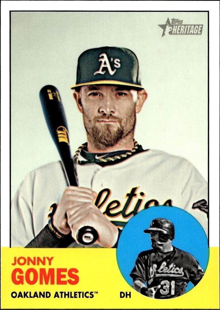 2012 Topps Heritage High Number Jonny Gomes #H664 trading card