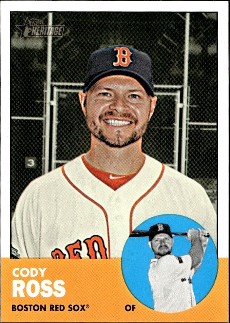 2012 Topps Heritage High Number Cody Ross #H581 trading card