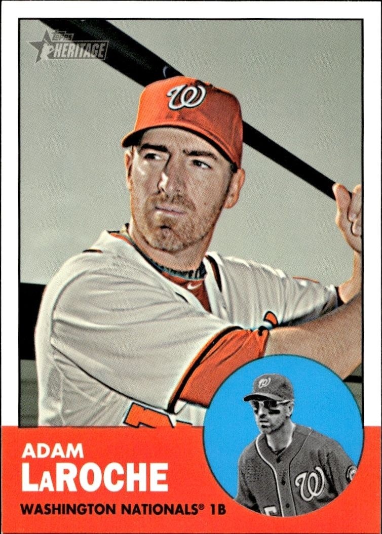 2012 Topps Heritage High Number Adam LaRoche #H675 trading card