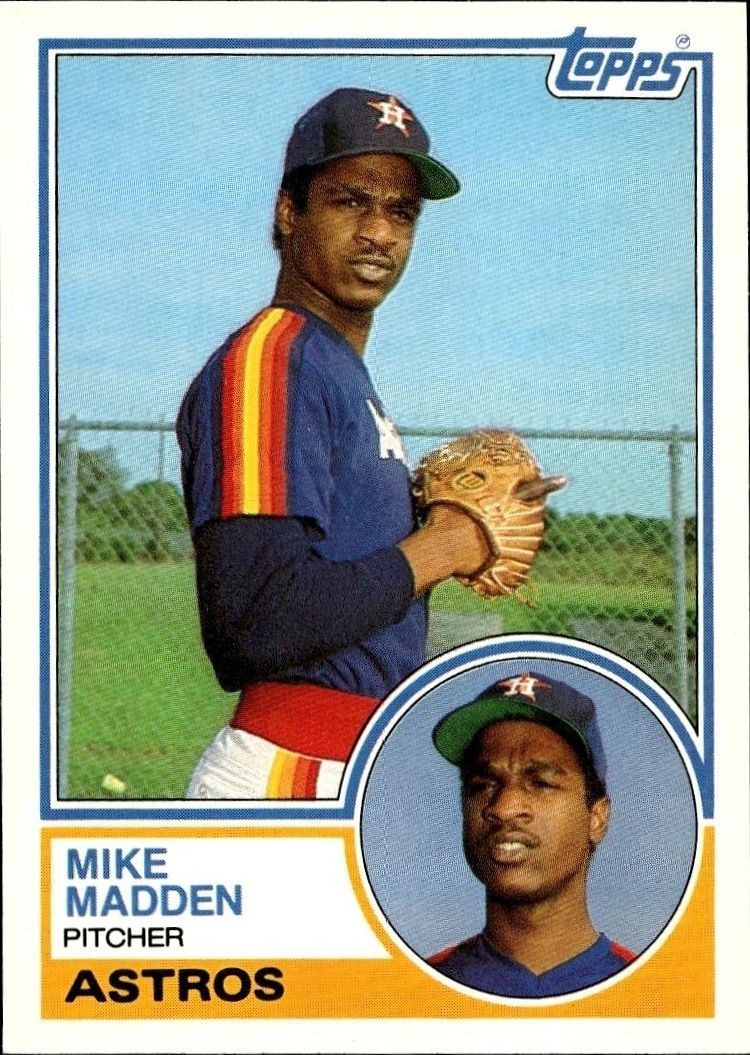 1983 Topps Traded Mike Madden #64T trading card