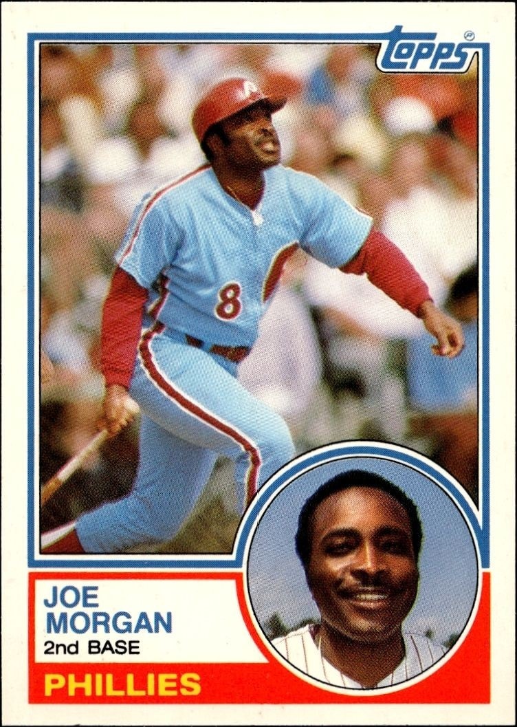 1983 Topps Traded Joe Morgan #77T trading card
