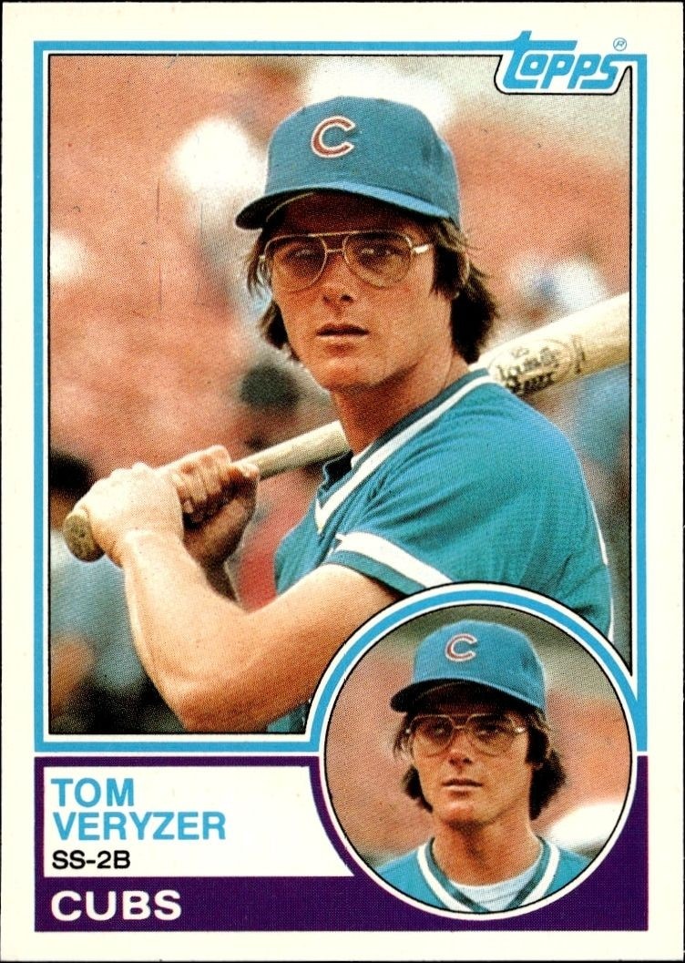1983 Topps Traded Tom Veryzer #121T trading card