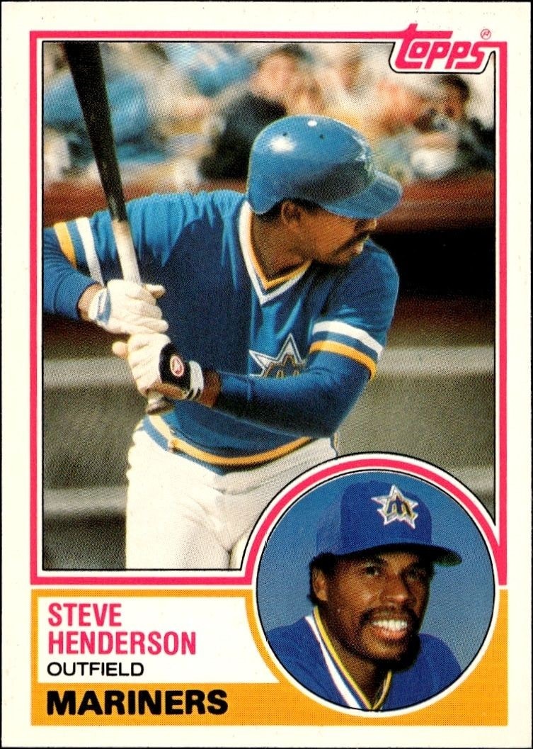 1983 Topps Traded Steve Henderson #42T trading card