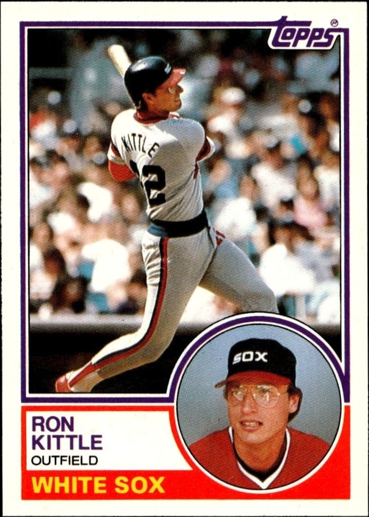 1983 Topps Traded Ron Kittle #55T trading card
