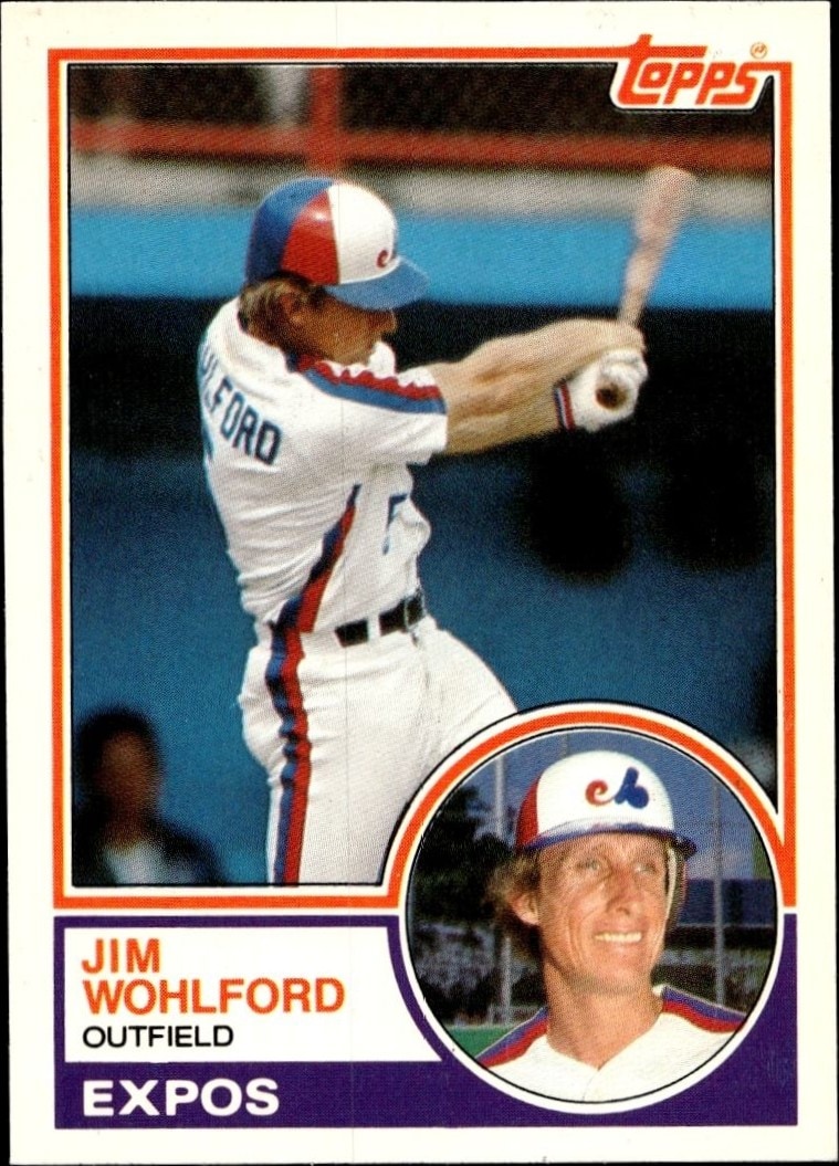 1983 Topps Traded Jim Wohlford #128T trading card