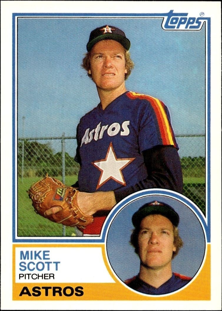 1983 Topps Traded Mike Scott #100T trading card