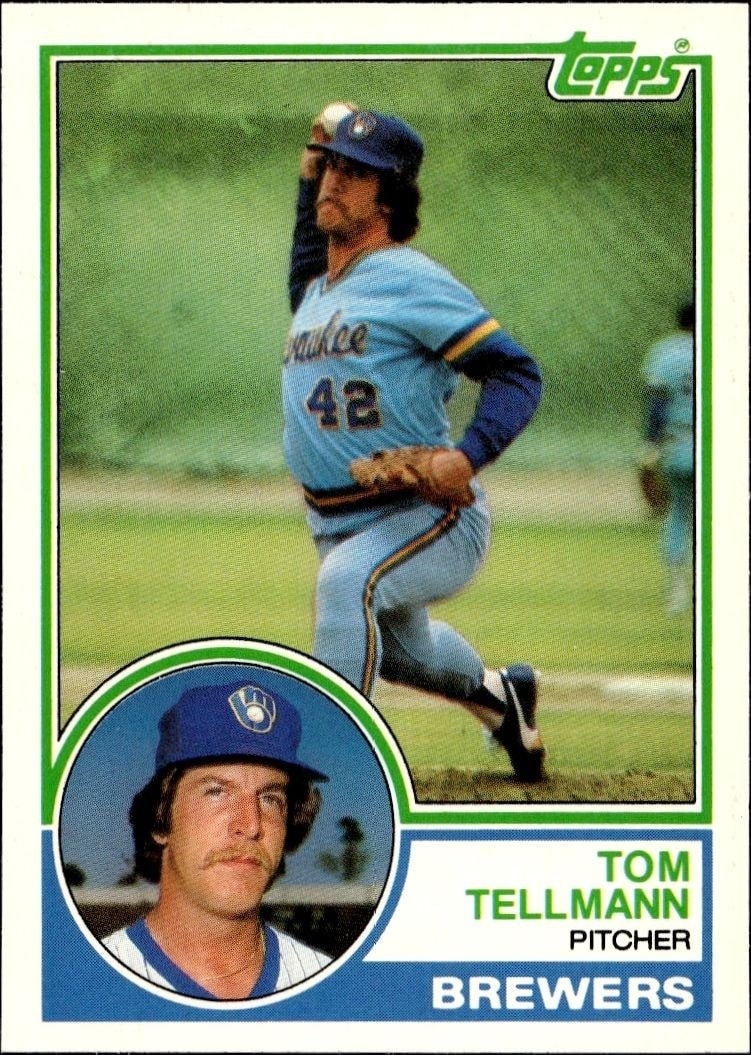 1983 Topps Traded Tom Tellmann #109T trading card
