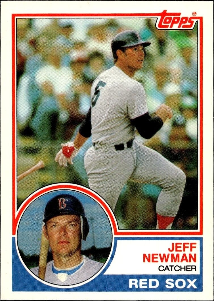 1983 Topps Traded Jeff Newman #80T trading card