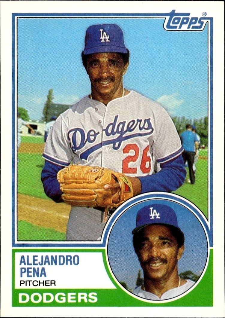 1983 Topps Traded Alejandro Pena #83T trading card