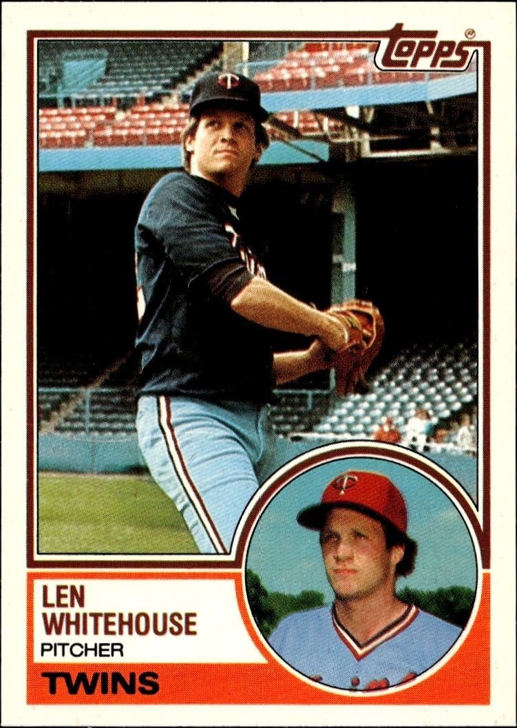 1983 Topps Traded Len Whitehouse #126T trading card