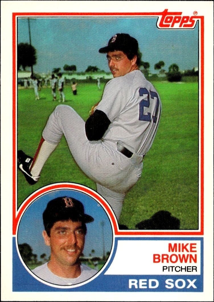 1983 Topps Traded Mike Brown #15T trading card