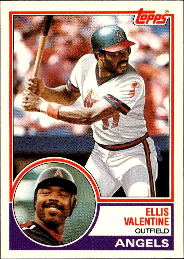 1983 Topps Traded Ellis Valentine #120T trading card