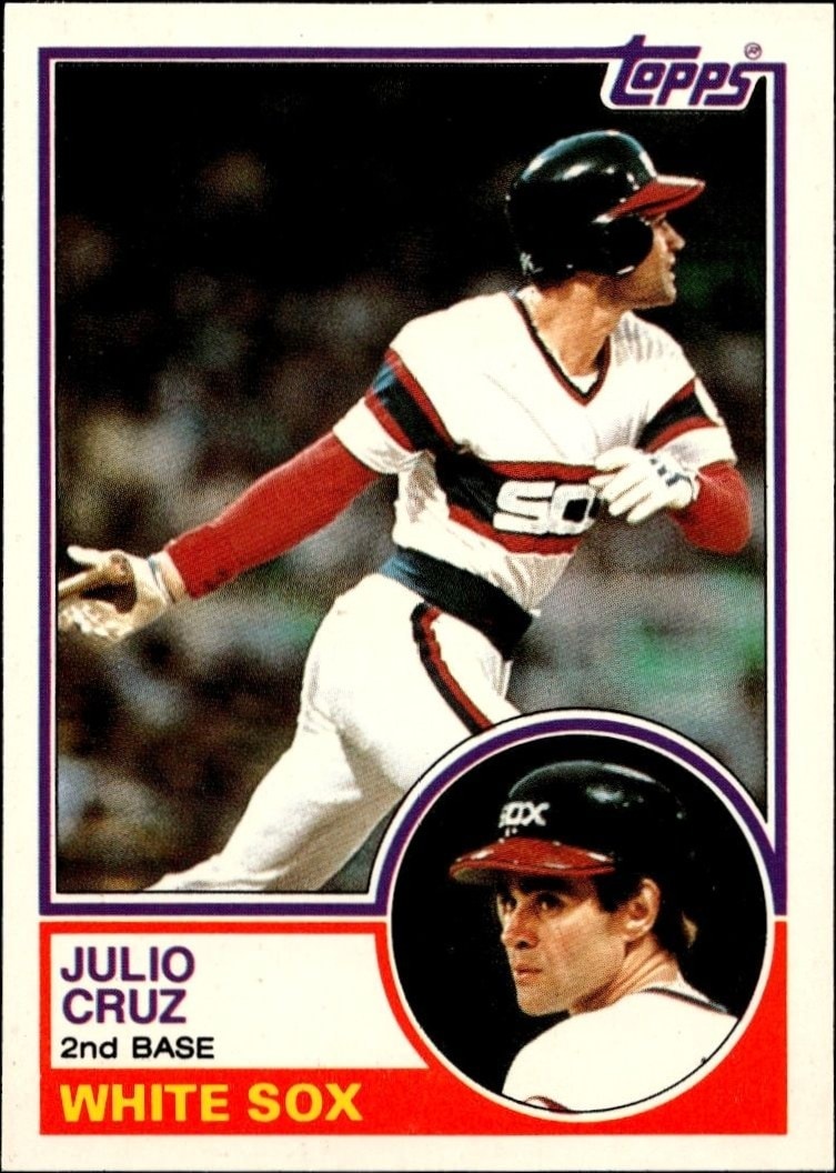 1983 Topps Traded Julio Cruz #23T trading card