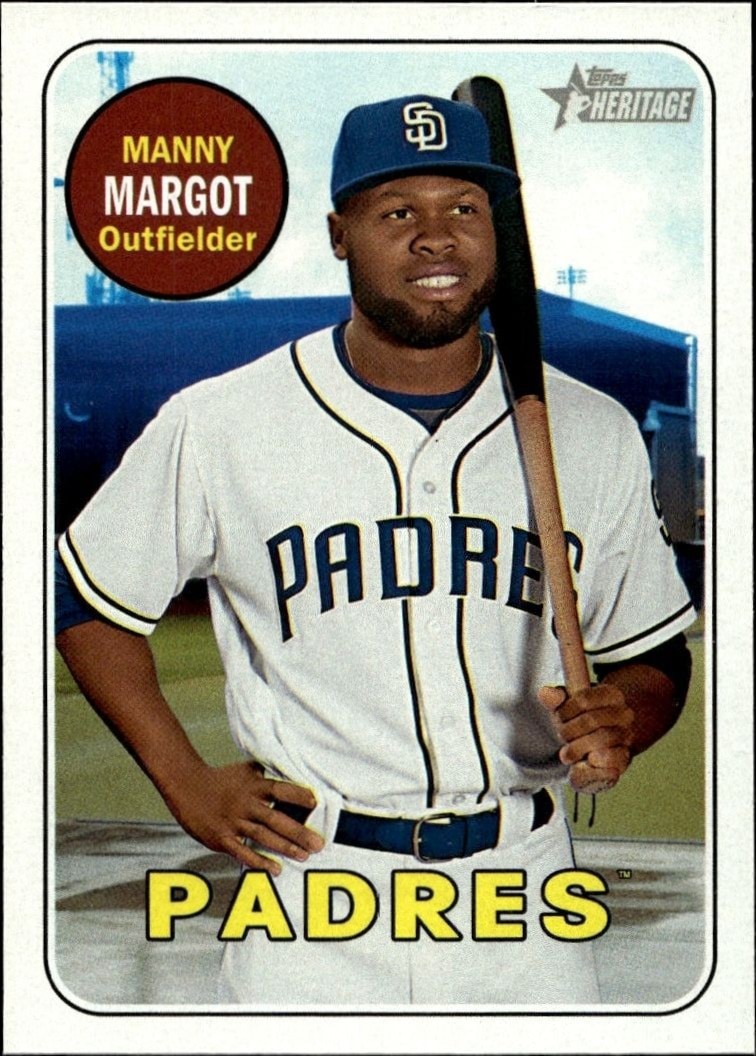 2018 Topps Heritage Manny Margot #376 trading card