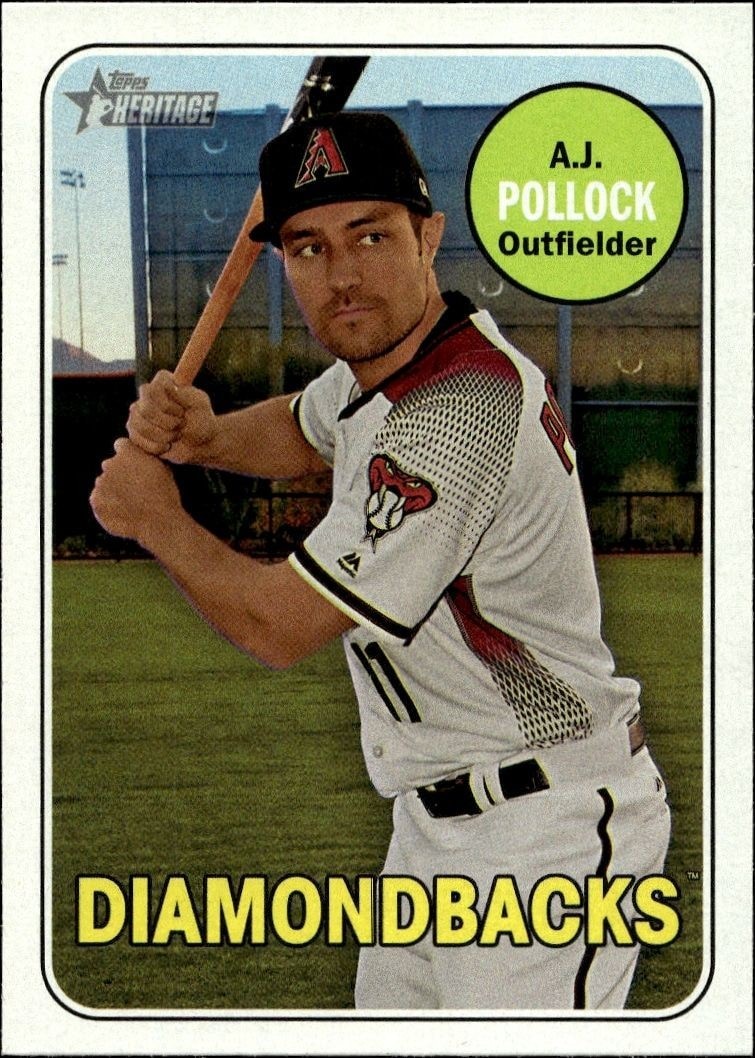 2018 Topps Heritage A.J. Pollock #143 trading card