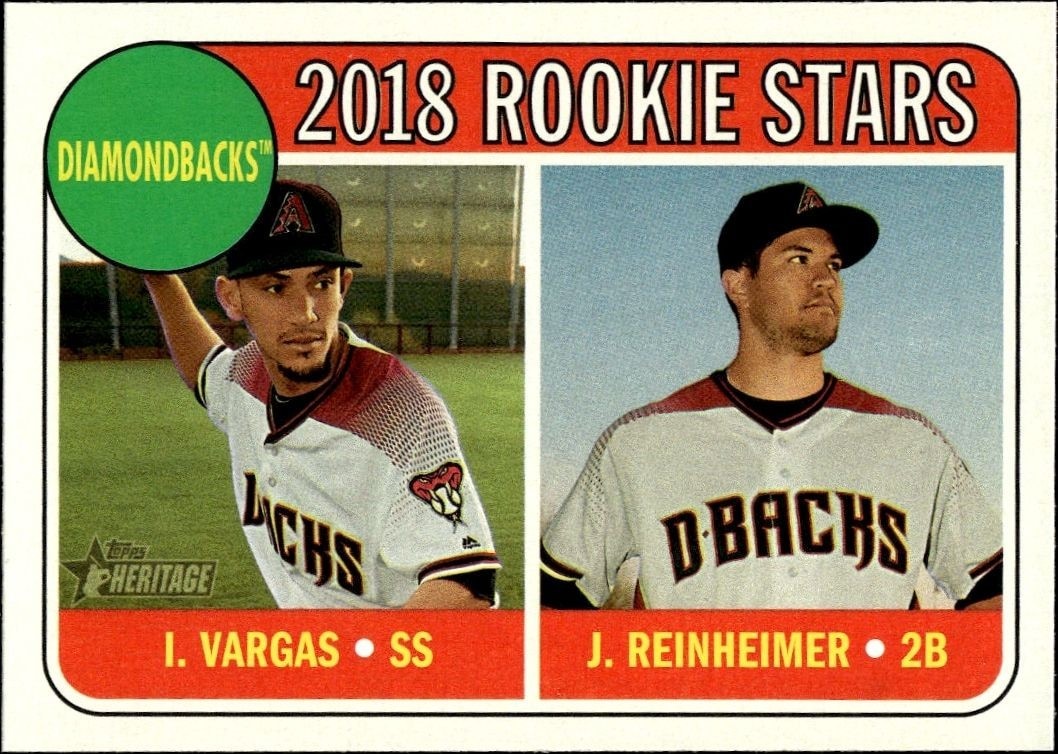 2018 Topps Heritage Jack Reinheimer #323 trading card