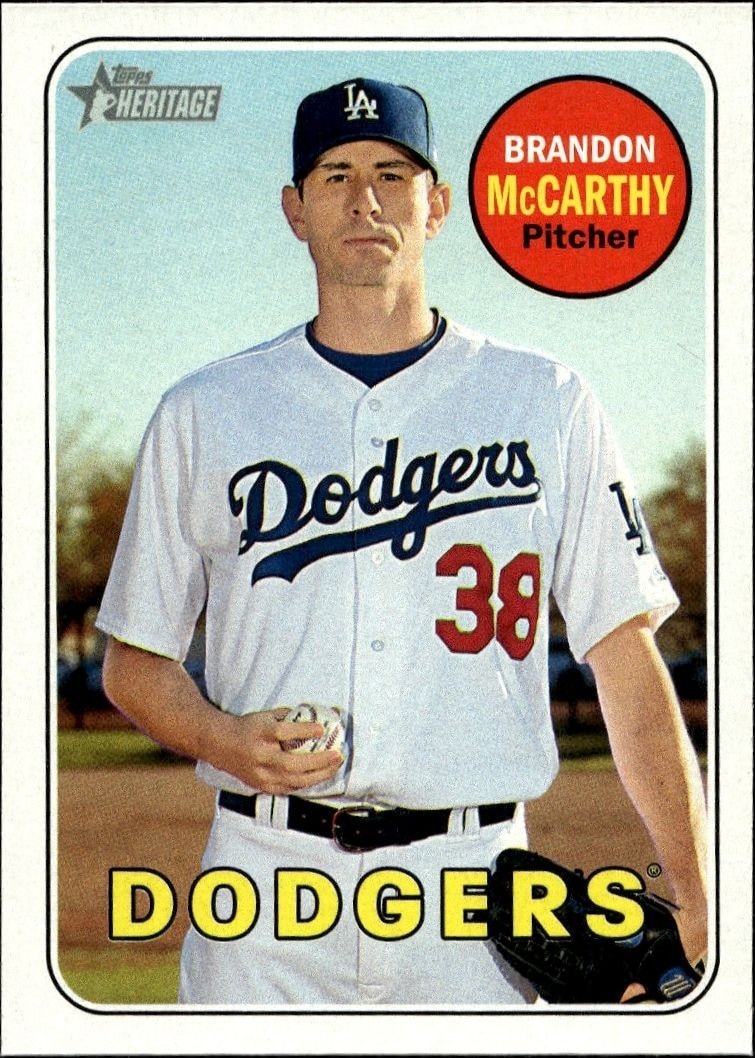 2018 Topps Heritage Brandon McCarthy #259 trading card