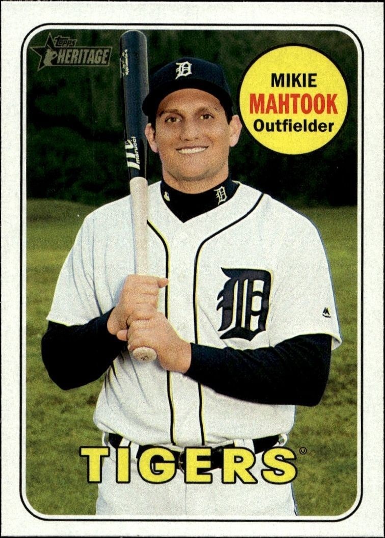 2018 Topps Heritage Mikie Mahtook #68 trading card