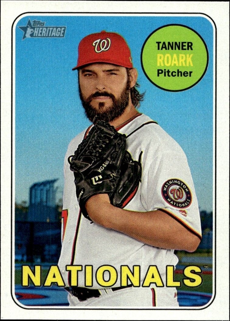 2018 Topps Heritage Tanner Roark #192 trading card