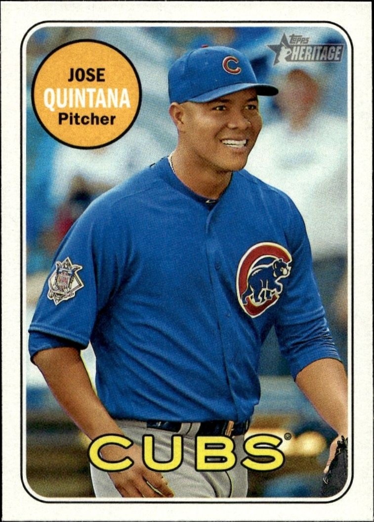 2018 Topps Heritage Jose Quintana #126 trading card