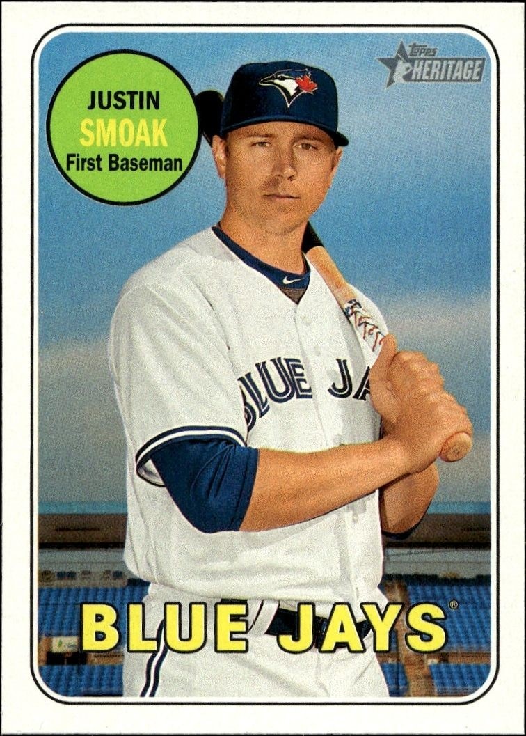 2018 Topps Heritage Justin Smoak #240 trading card
