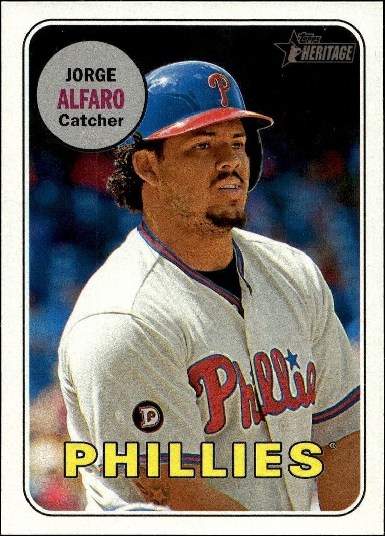 2018 Topps Heritage Jorge Alfaro #352 trading card