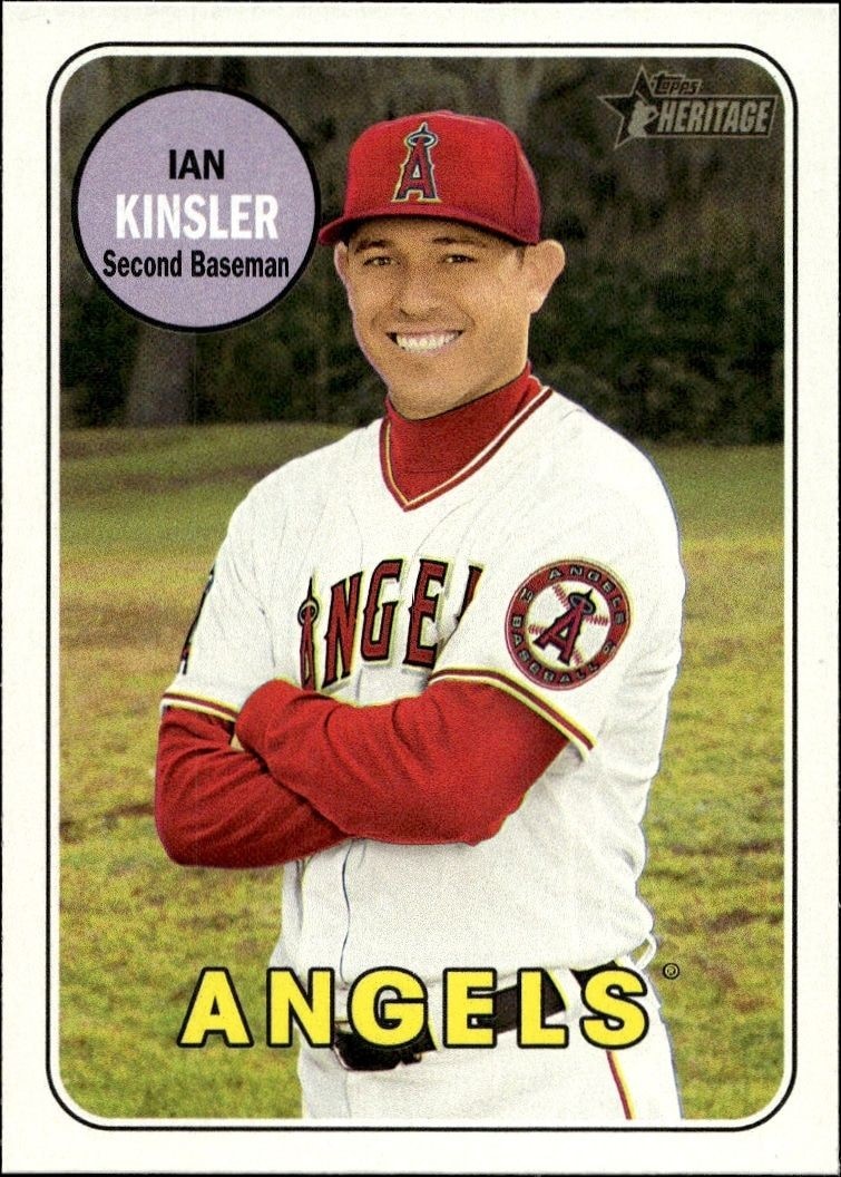 2018 Topps Heritage Ian Kinsler #285 trading card