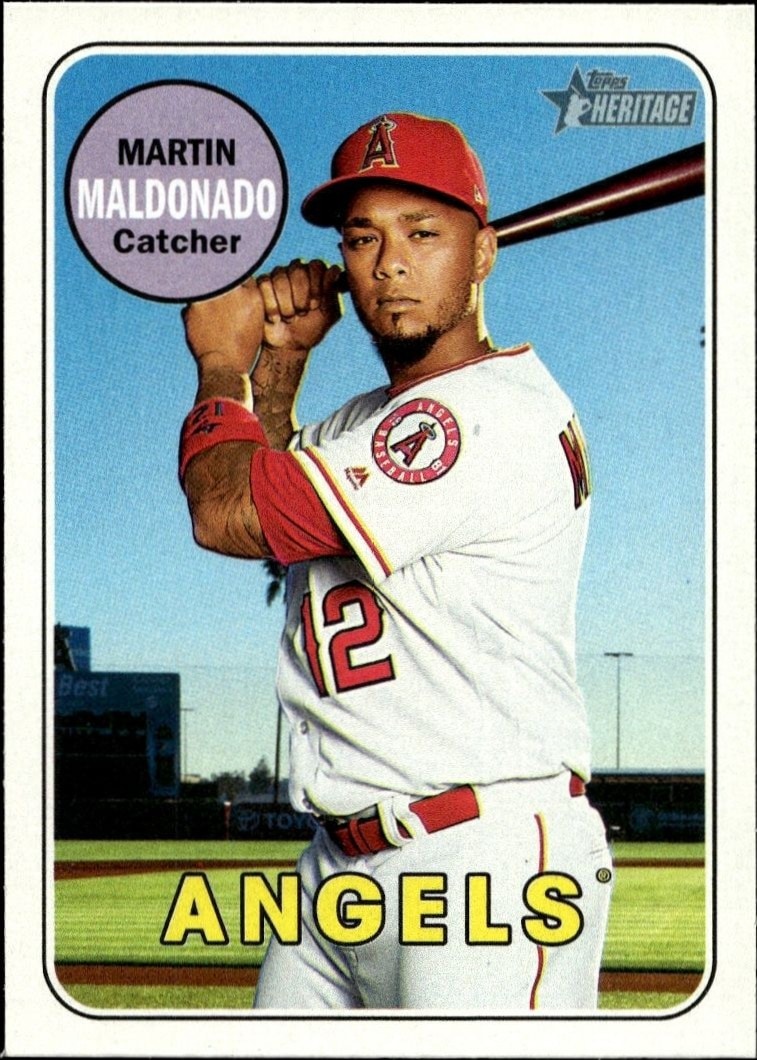 2018 Topps Heritage Martin Maldonado #343 trading card