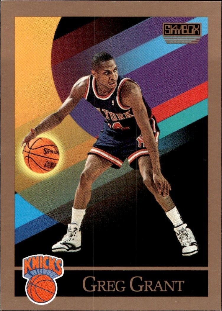 1990-91 Skybox Greg Grant #400 trading card