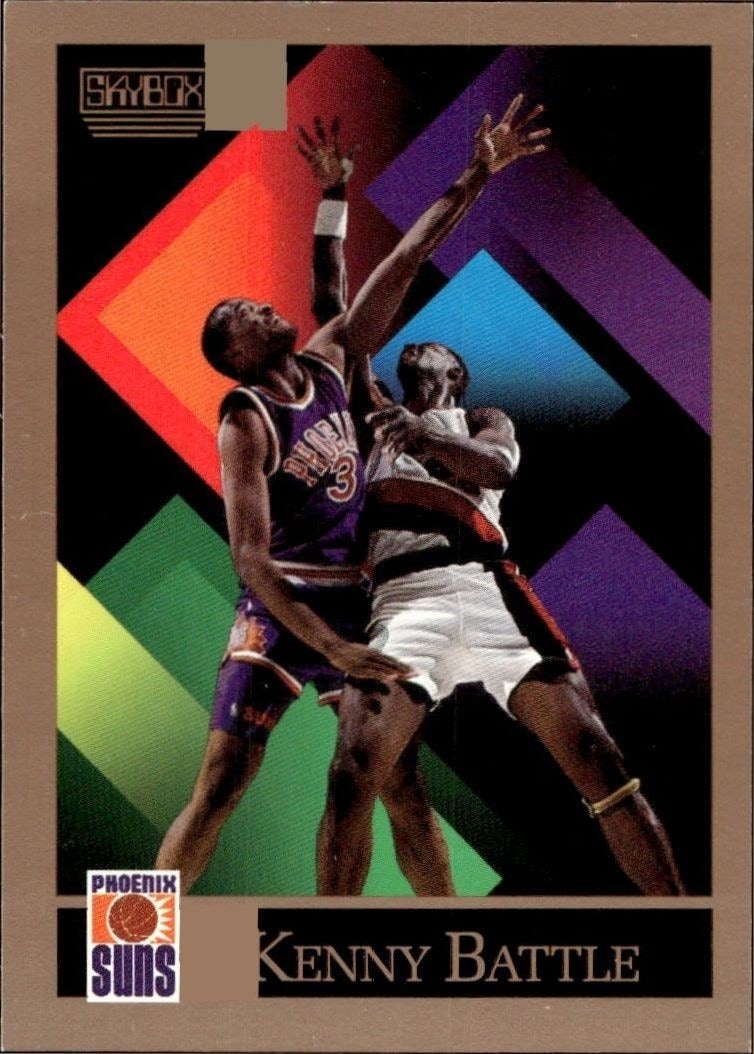 1990-91 Skybox Kenny Battle #405 trading card