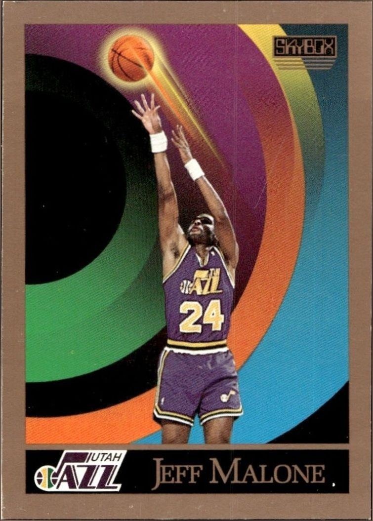 1990-91 Skybox Jeff Malone #418 trading card